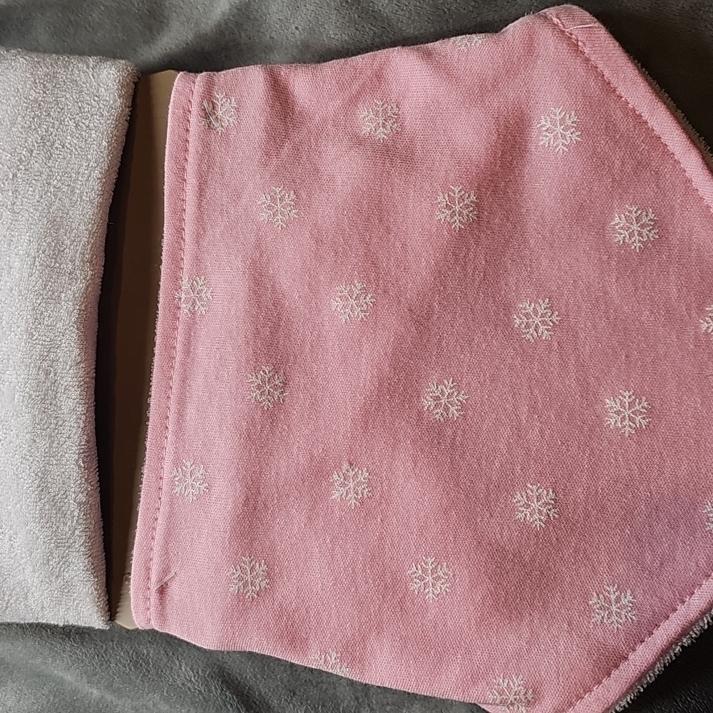 L Chickpea Bandana Bib Set, 3 pieces N W/o tags - Picture 4 of 7